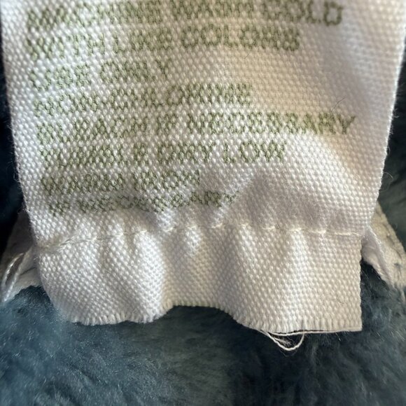 Softies Button Down Embossed Plush Jacket (Denim Blue) - Picture 7 of 7